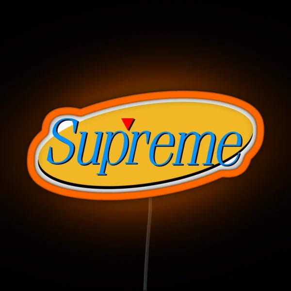 Supreme TV Show RGB Neon Sign