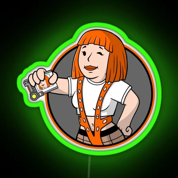 Supreme Vault Girl RGB Neon Sign
