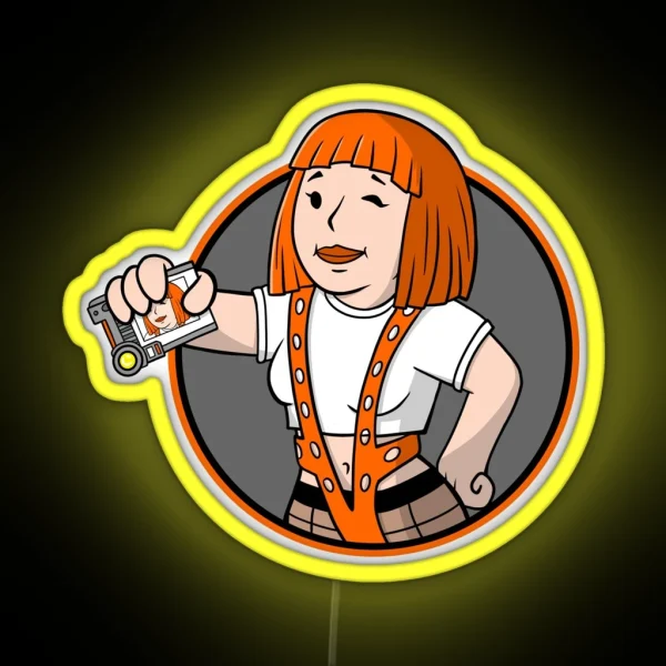 Supreme Vault Girl RGB Neon Sign