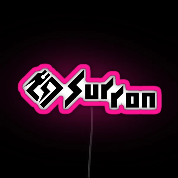Sur Ron 2 Wht RGB Neon Sign