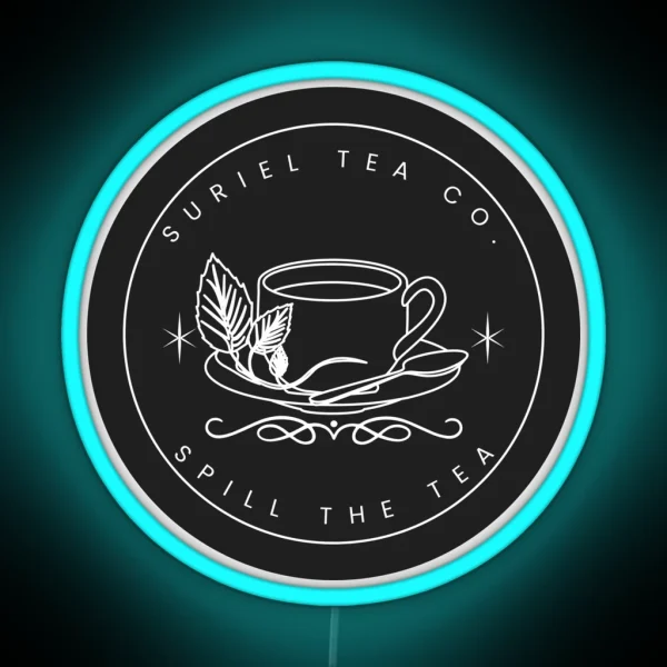 Suriel Tea Company RGB Neon Sign