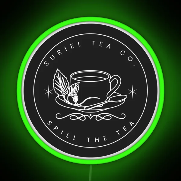 Suriel Tea Company RGB Neon Sign