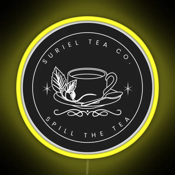 Suriel Tea Company RGB Neon Sign
