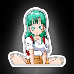 Surprised Bulma Dragon Ball Z RGB Neon Sign