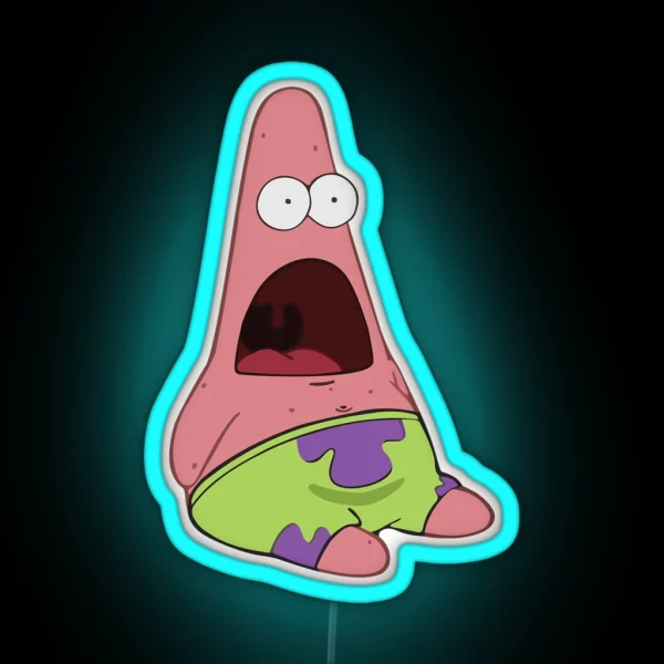 Surprised Patrick Led Also Available As Phone RGB Neon Sign