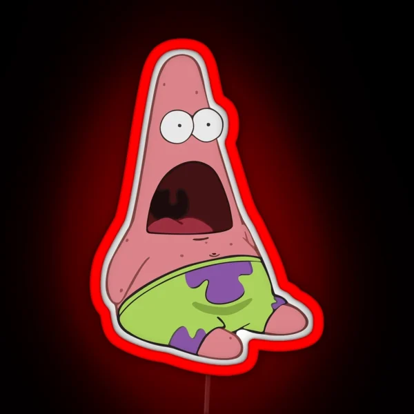 Surprised Patrick Led Also Available As Phone RGB Neon Sign