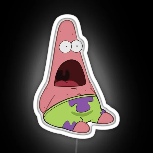 Surprised Patrick Led Also Available As Phone RGB Neon Sign