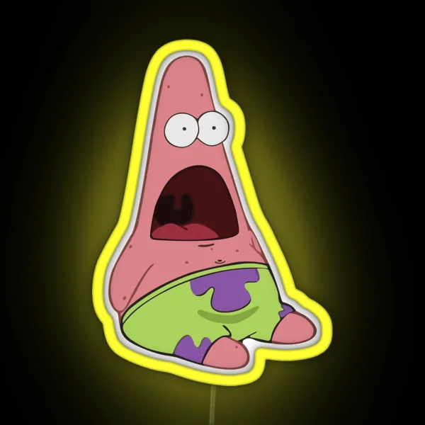 Surprised Patrick Led Also Available As Phone RGB Neon Sign