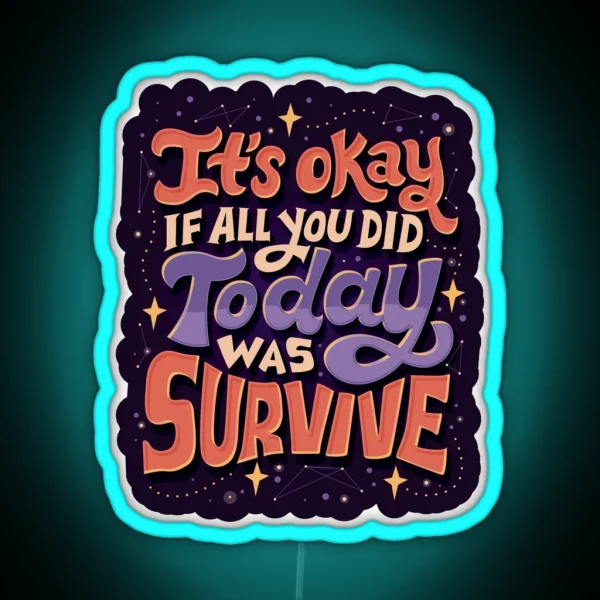 Survive RGB Neon Sign
