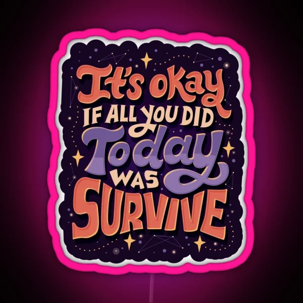 Survive RGB Neon Sign