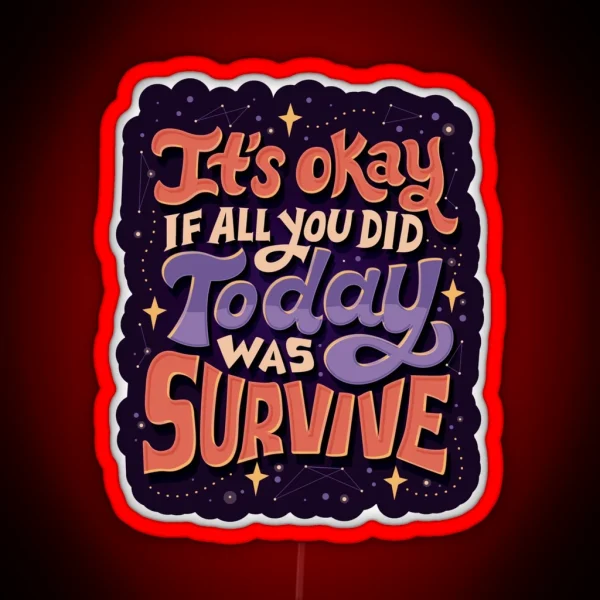 Survive RGB Neon Sign