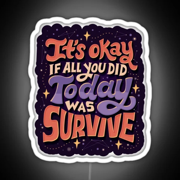 Survive RGB Neon Sign