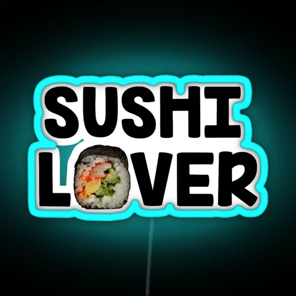 Sushi Lover RGB Neon Sign