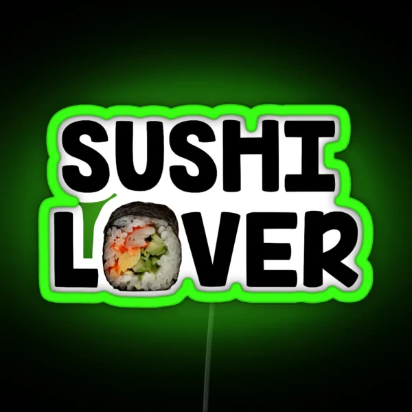 Sushi Lover RGB Neon Sign