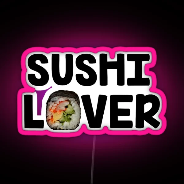 Sushi Lover RGB Neon Sign