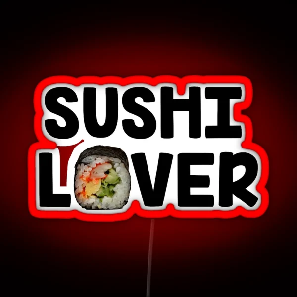 Sushi Lover RGB Neon Sign