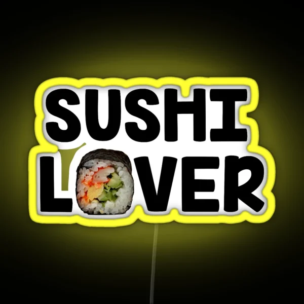 Sushi Lover RGB Neon Sign