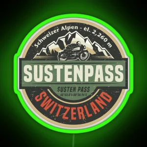 Susten Pass Sustenpass RGB Neon Sign