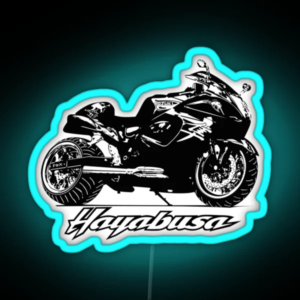 Suzuki Hayabusa RGB Neon Sign