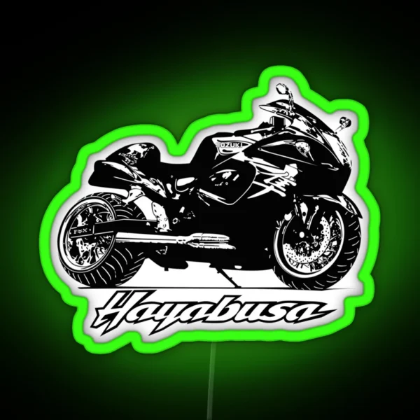 Suzuki Hayabusa RGB Neon Sign