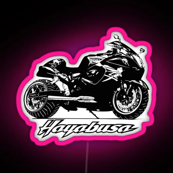 Suzuki Hayabusa RGB Neon Sign