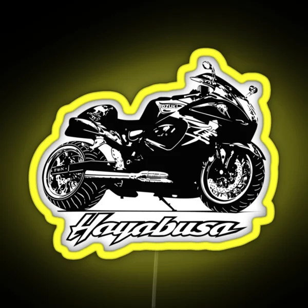 Suzuki Hayabusa RGB Neon Sign