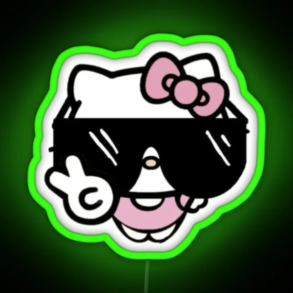 Swag Hello Kitty RGB Neon Sign