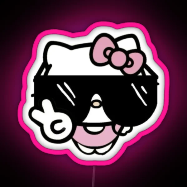 Swag Hello Kitty RGB Neon Sign