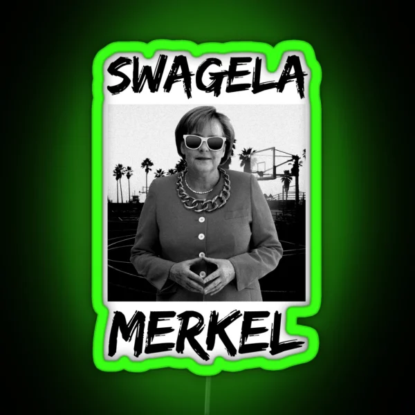 Swagela Merkel RGB Neon Sign