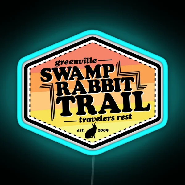 Swamp Rabbit Trail RGB Neon Sign