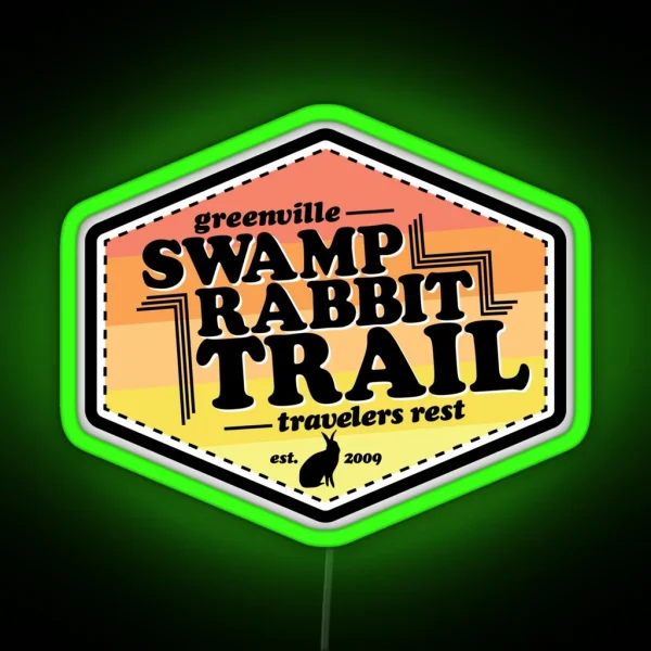 Swamp Rabbit Trail RGB Neon Sign