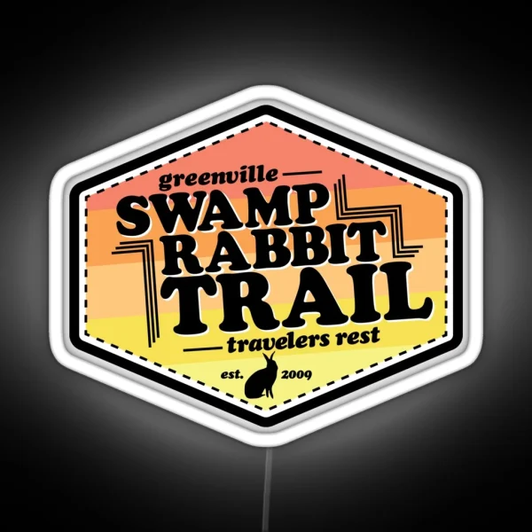 Swamp Rabbit Trail RGB Neon Sign