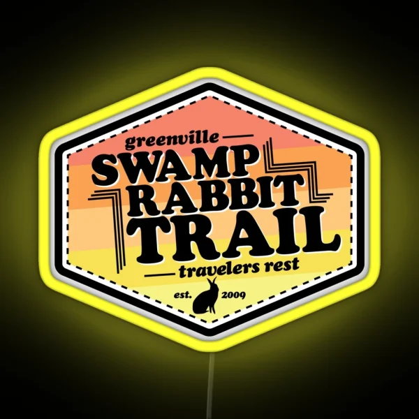 Swamp Rabbit Trail RGB Neon Sign
