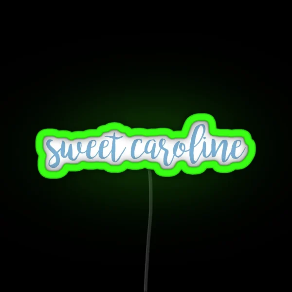 Sweet Caroline RGB Neon Sign