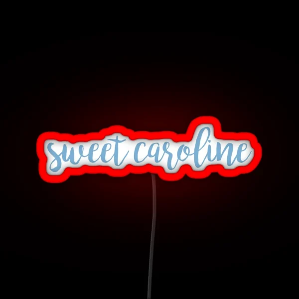 Sweet Caroline RGB Neon Sign