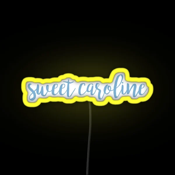 Sweet Caroline RGB Neon Sign