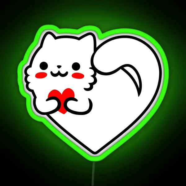 Sweet Cat RGB Neon Sign
