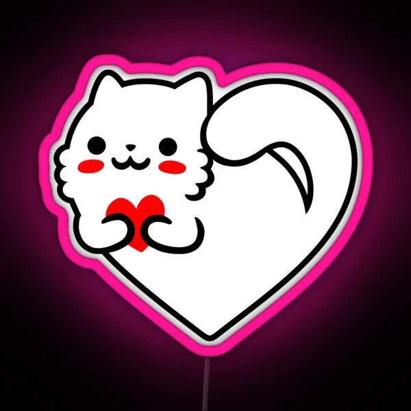 Sweet Cat RGB Neon Sign