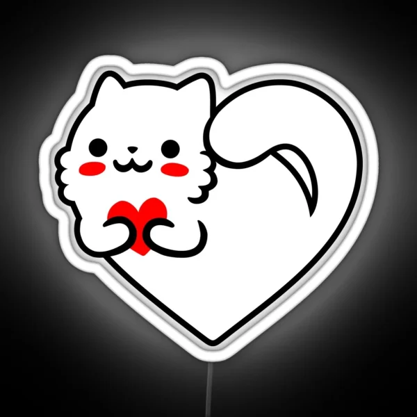 Sweet Cat RGB Neon Sign