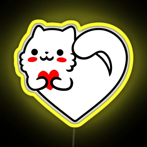 Sweet Cat RGB Neon Sign