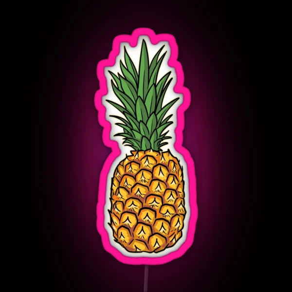 Sweet Pineapple RGB Neon Sign