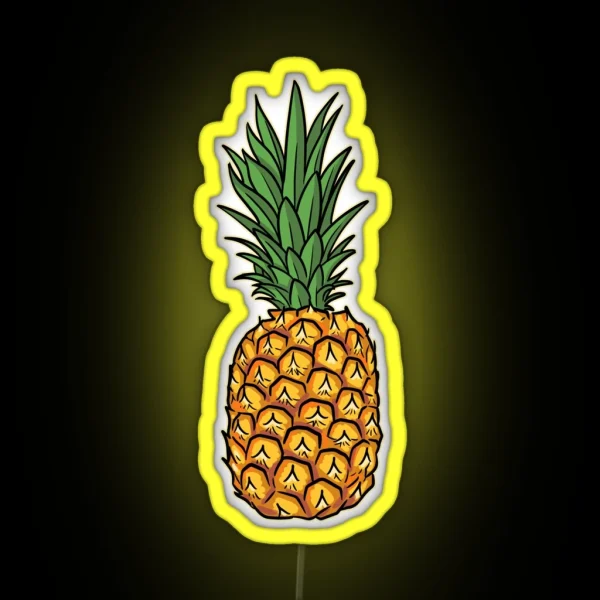 Sweet Pineapple RGB Neon Sign