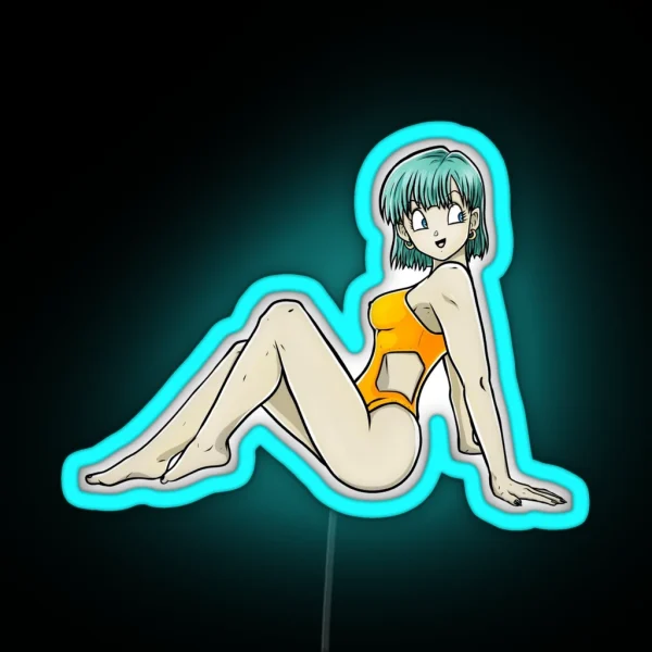 Swimsuit Bulma RGB Neon Sign