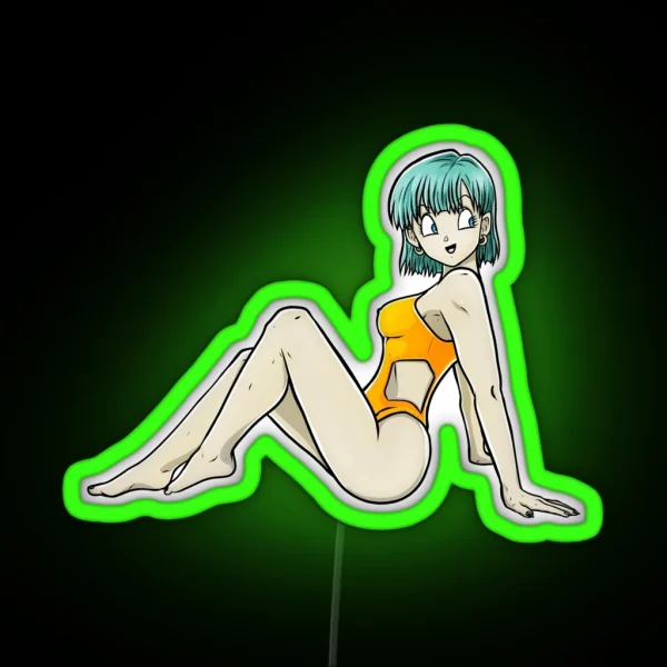 Swimsuit Bulma RGB Neon Sign