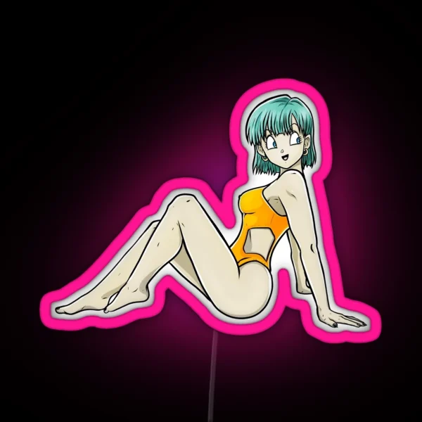 Swimsuit Bulma RGB Neon Sign