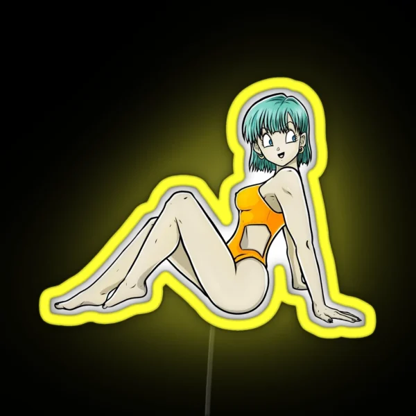 Swimsuit Bulma RGB Neon Sign