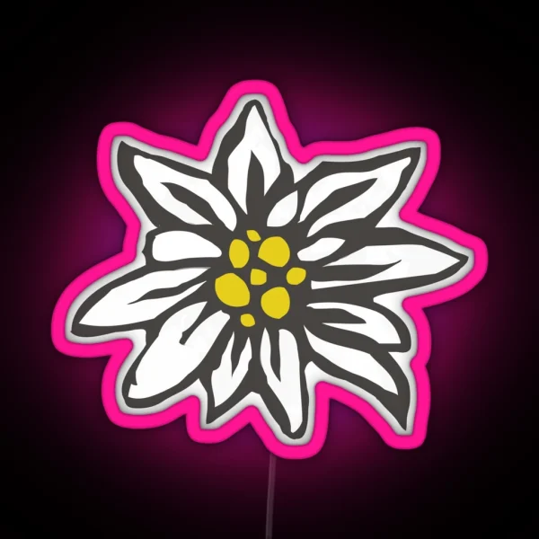 Swiss Edelweiss RGB Neon Sign