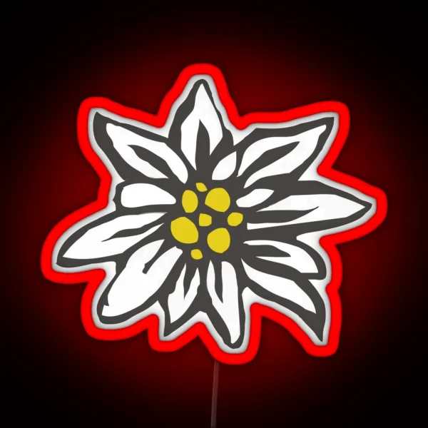 Swiss Edelweiss RGB Neon Sign