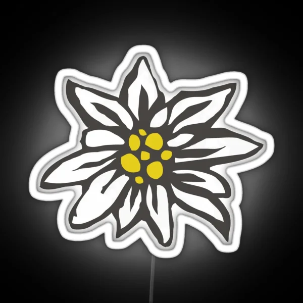 Swiss Edelweiss RGB Neon Sign