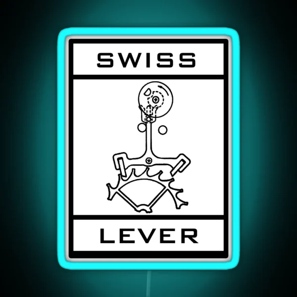 Swiss Lever Mechanism RGB Neon Sign